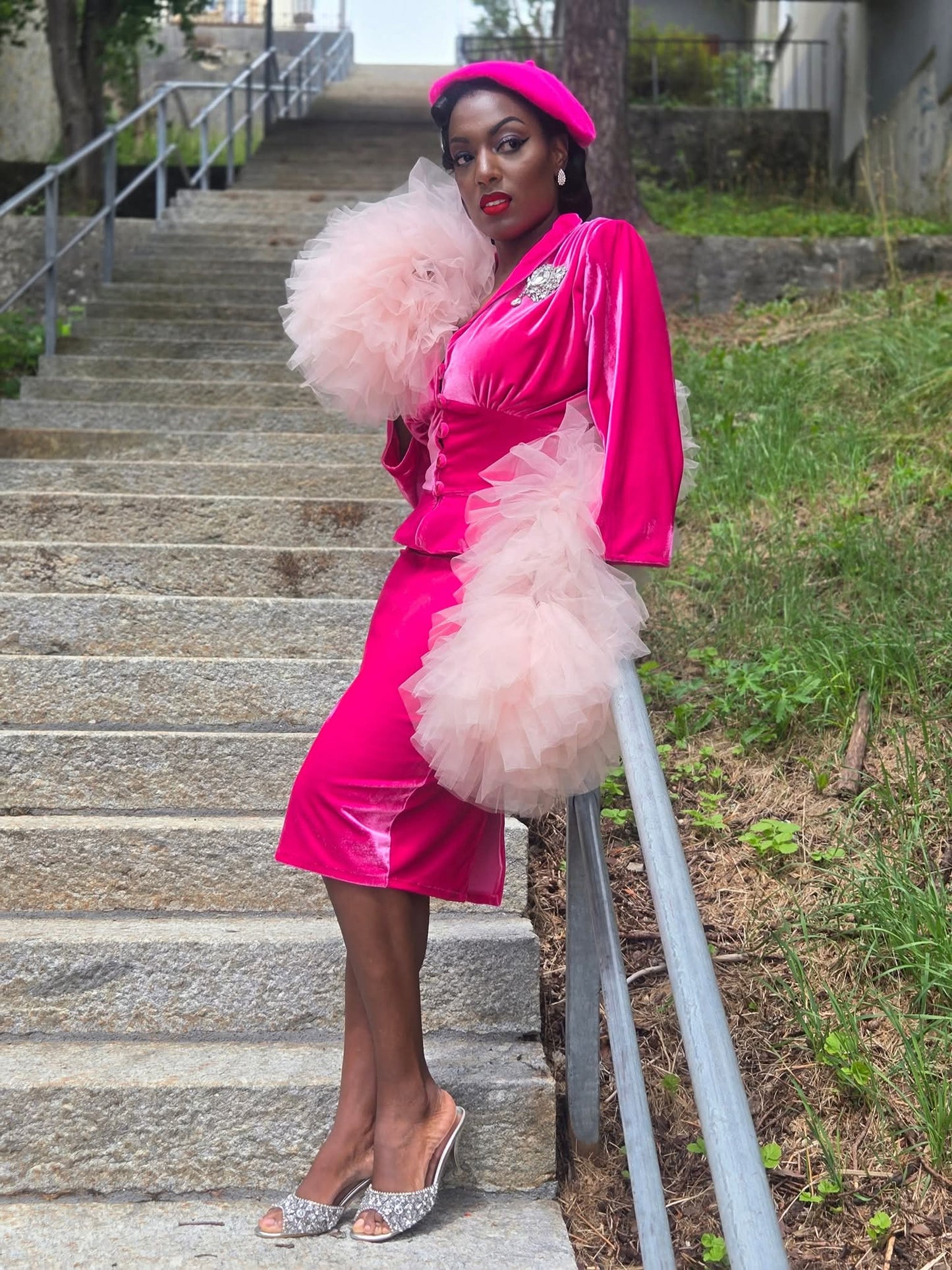 Audrey Velvet Suit by Dapper Lady