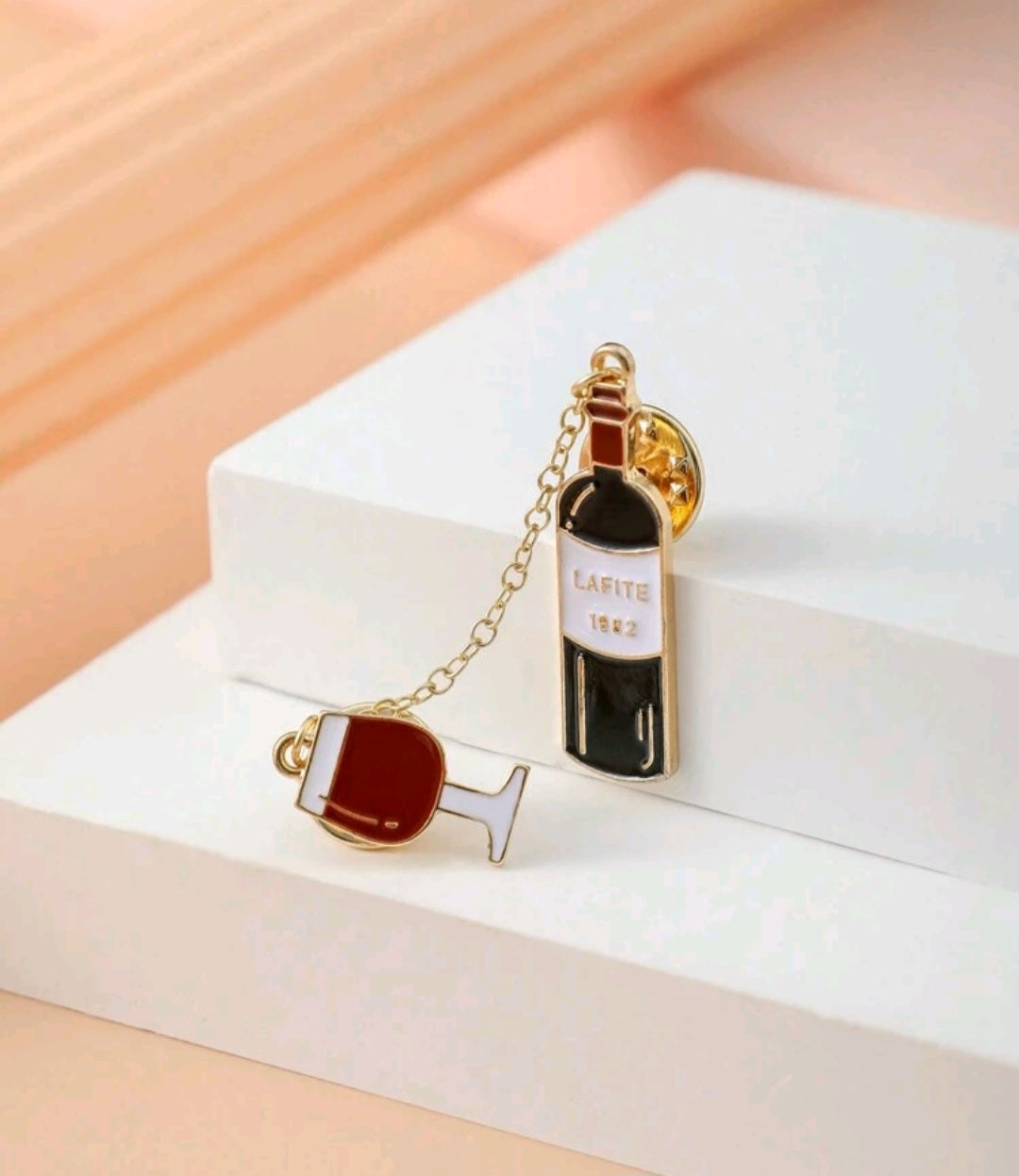 Wine Sweater Pin