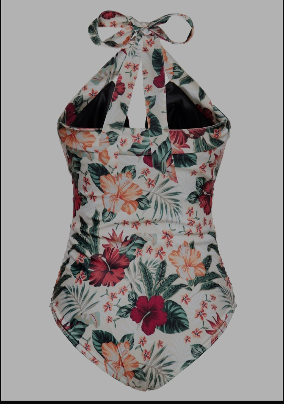 Hawaiian Print One Piece