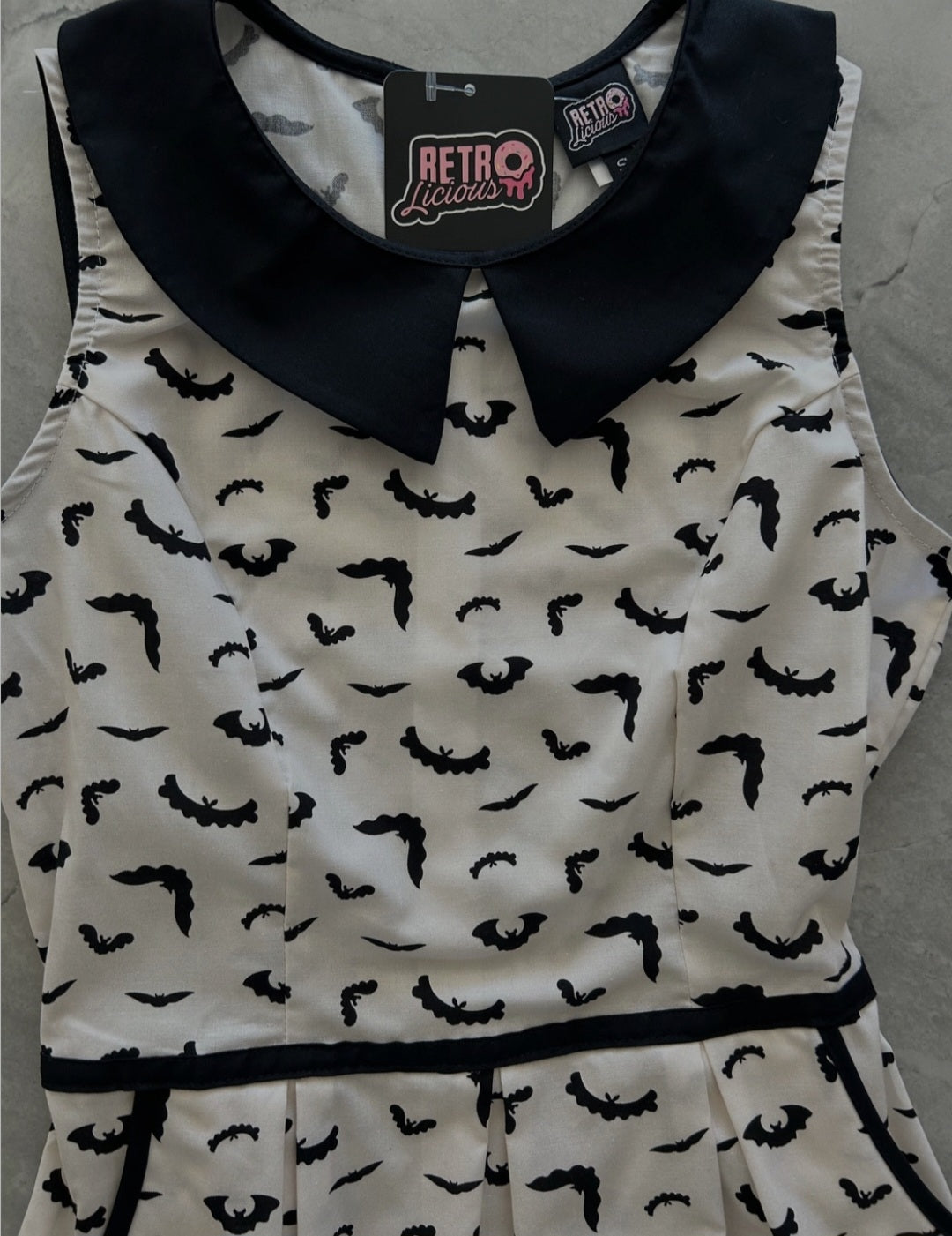 Bat Collared Dress