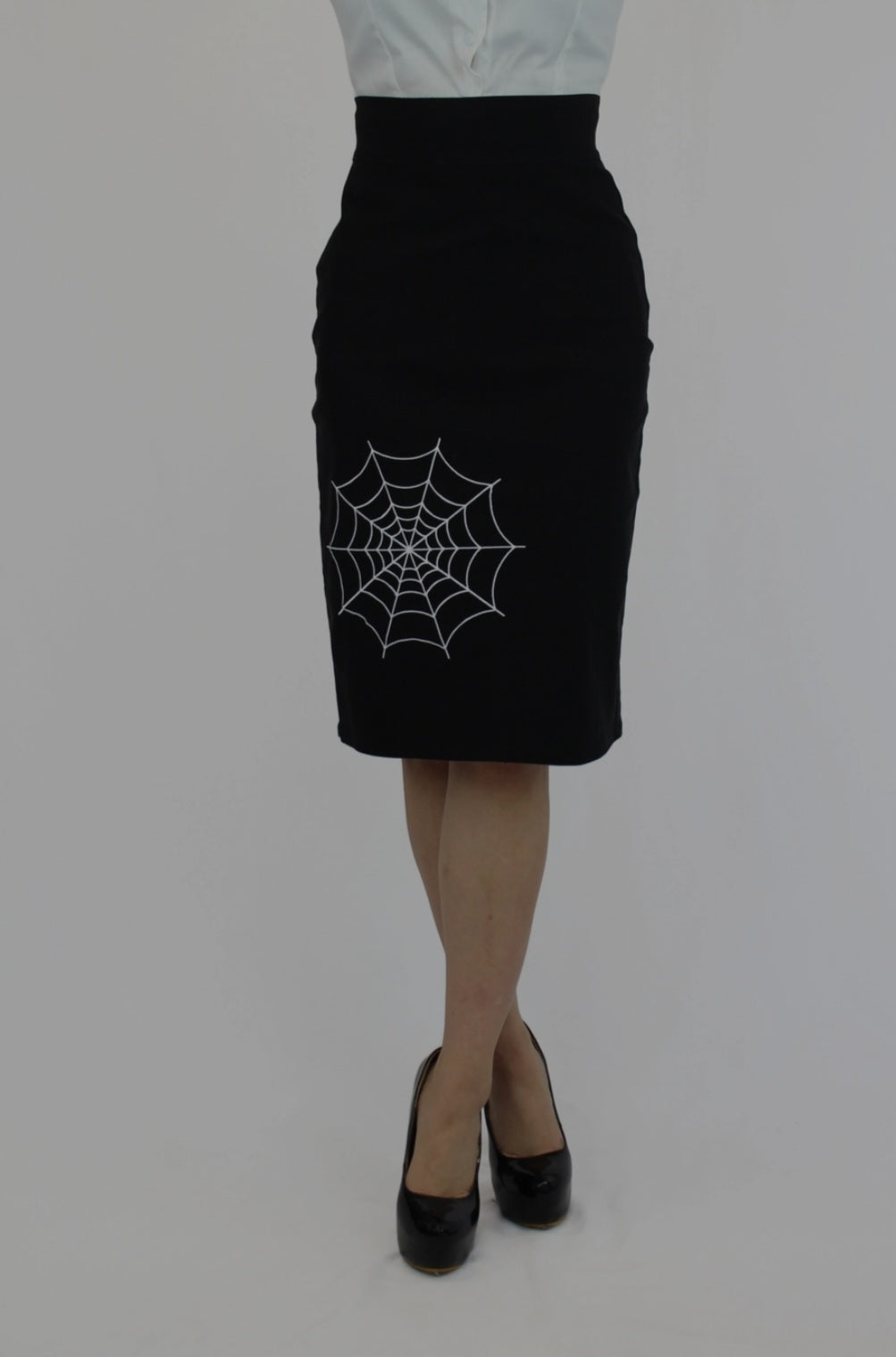 Spiderweb Wiggle Skirt