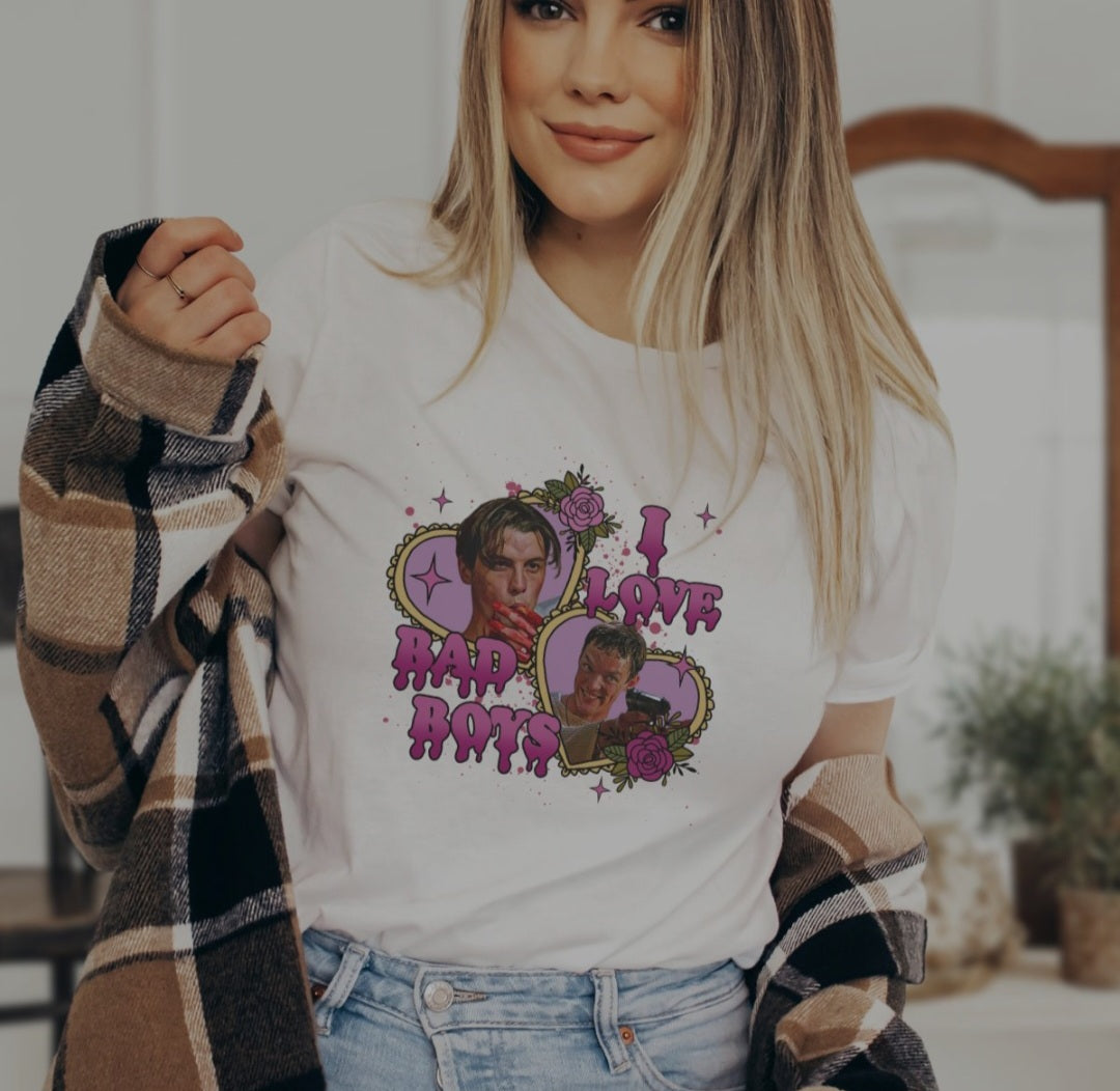 I Love Bad Boys Scream Tee