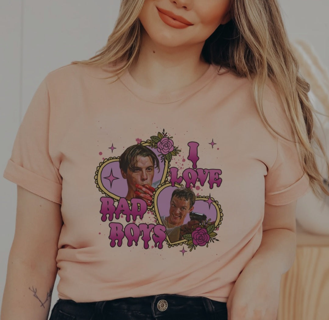 I Love Bad Boys Scream Tee