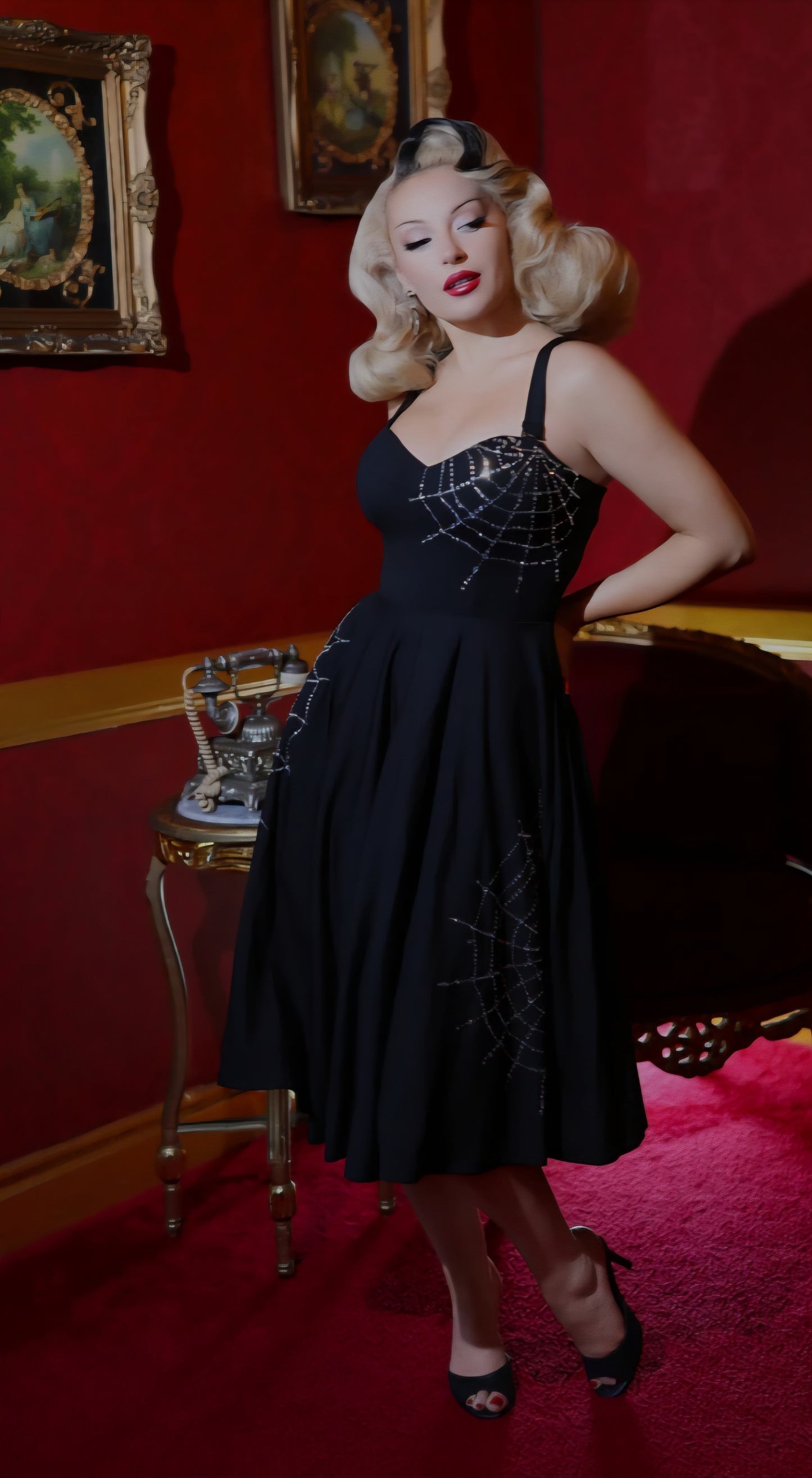 *Preorder* Glamour Ghould Swing Dress