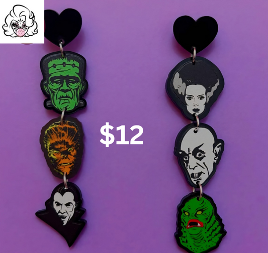 Universal Monster Earrings