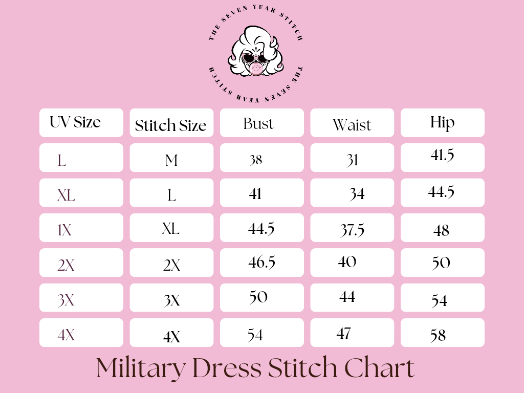 Seven Year Stitch Military Dress