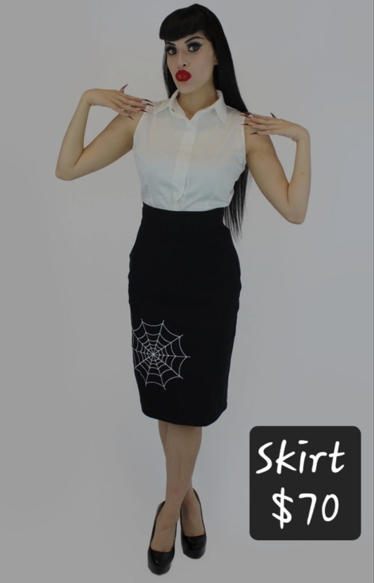 Spiderweb Wiggle Skirt