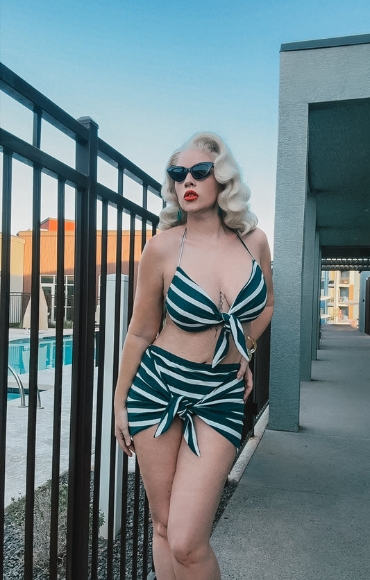 Icon Stripe Swimsuit