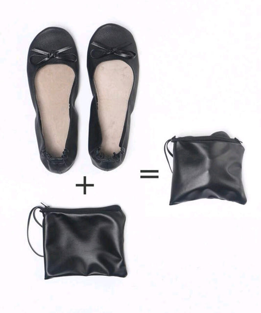 Foldable Ballet Flats & Bag