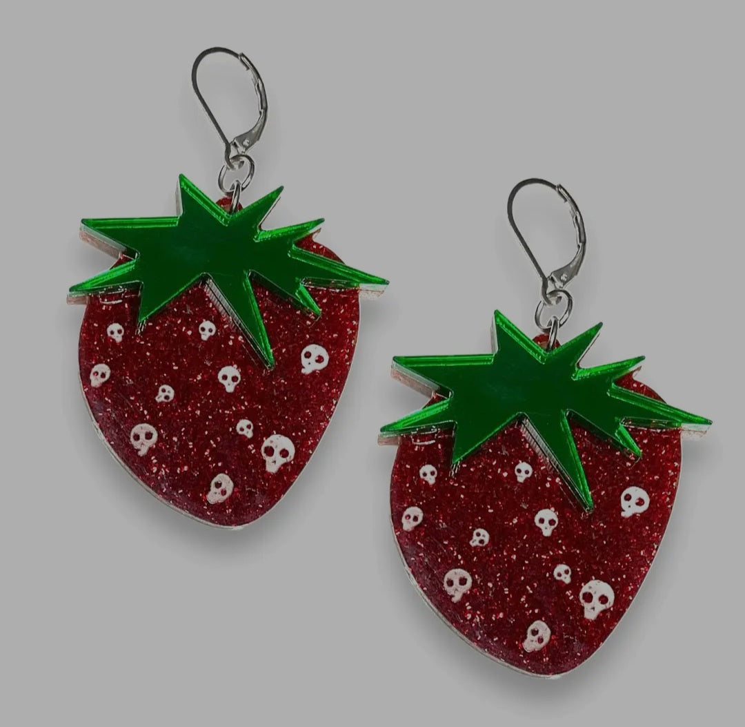 Skullberry Earrings