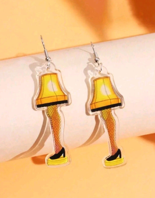 Leg Lamp Earrings