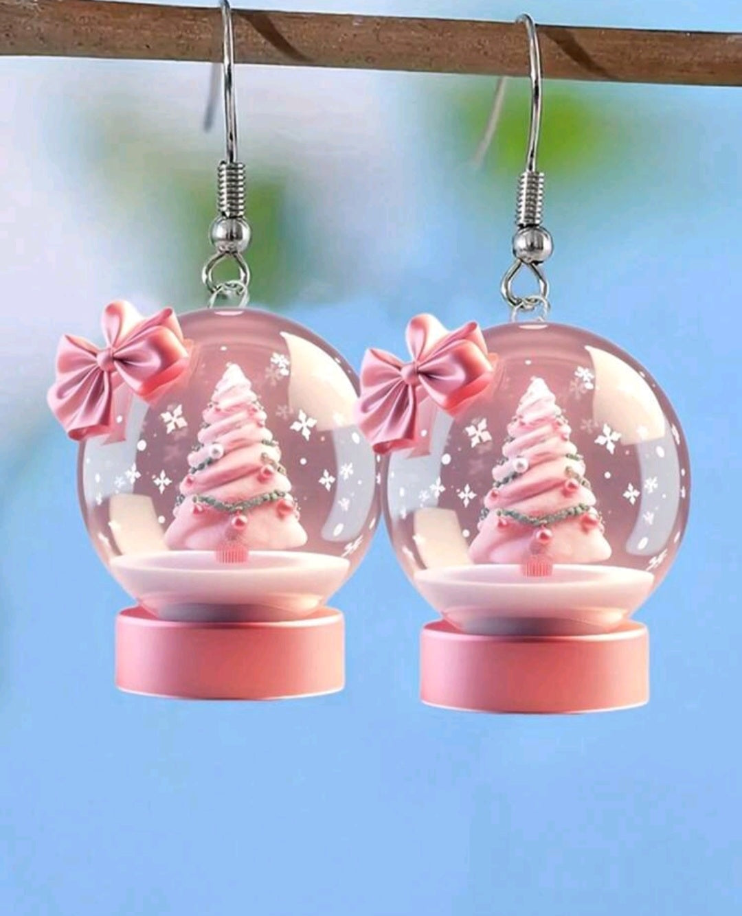 Snowglobe Earrings