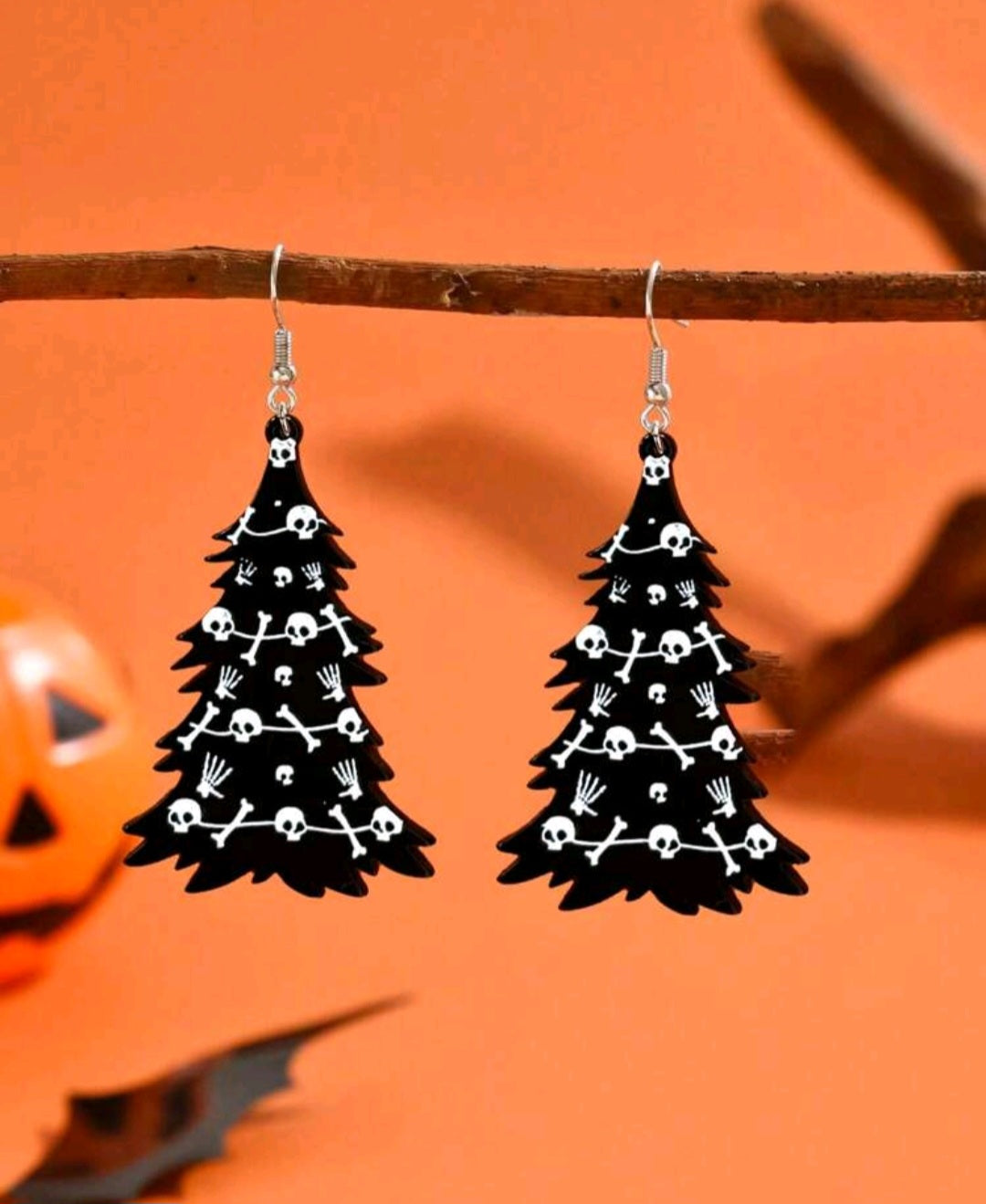 Skully Tree Earrings