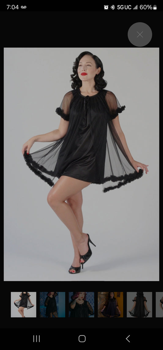 Babydoll Gown & Sheer Robe