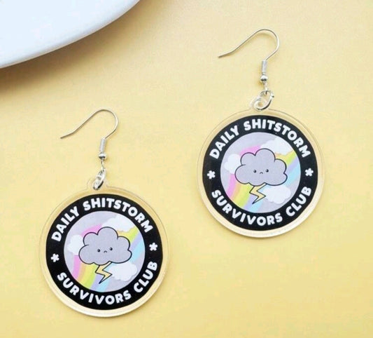 Shitstorm Earrings