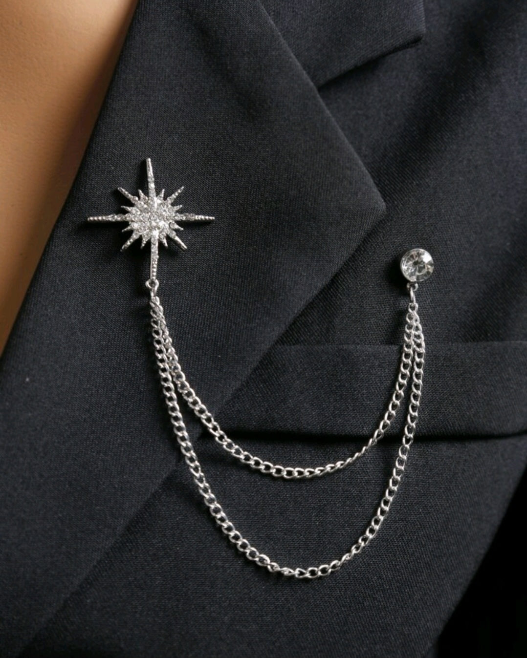 One Side Star Sweater Clip