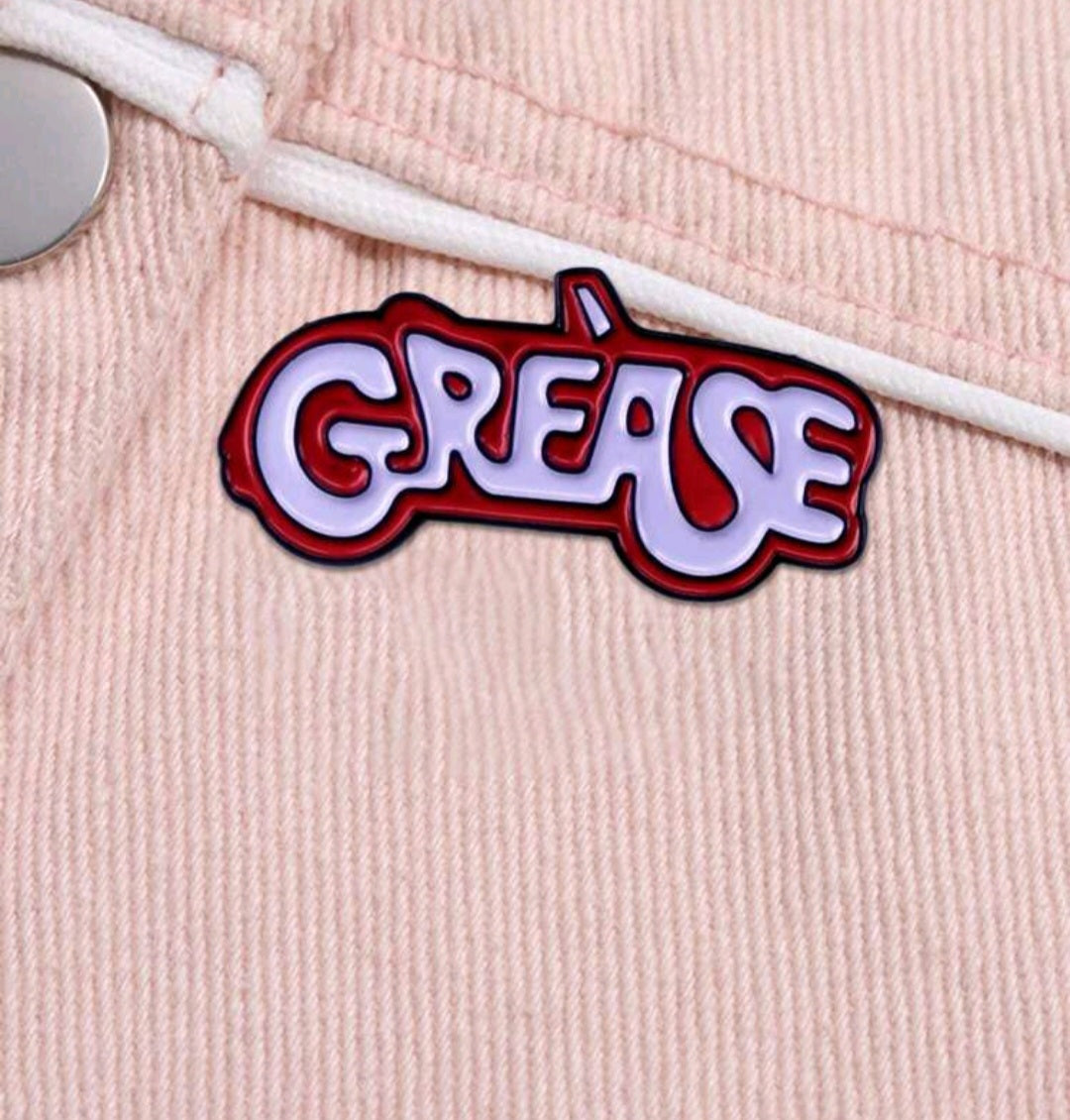 Grease Enamel Pin