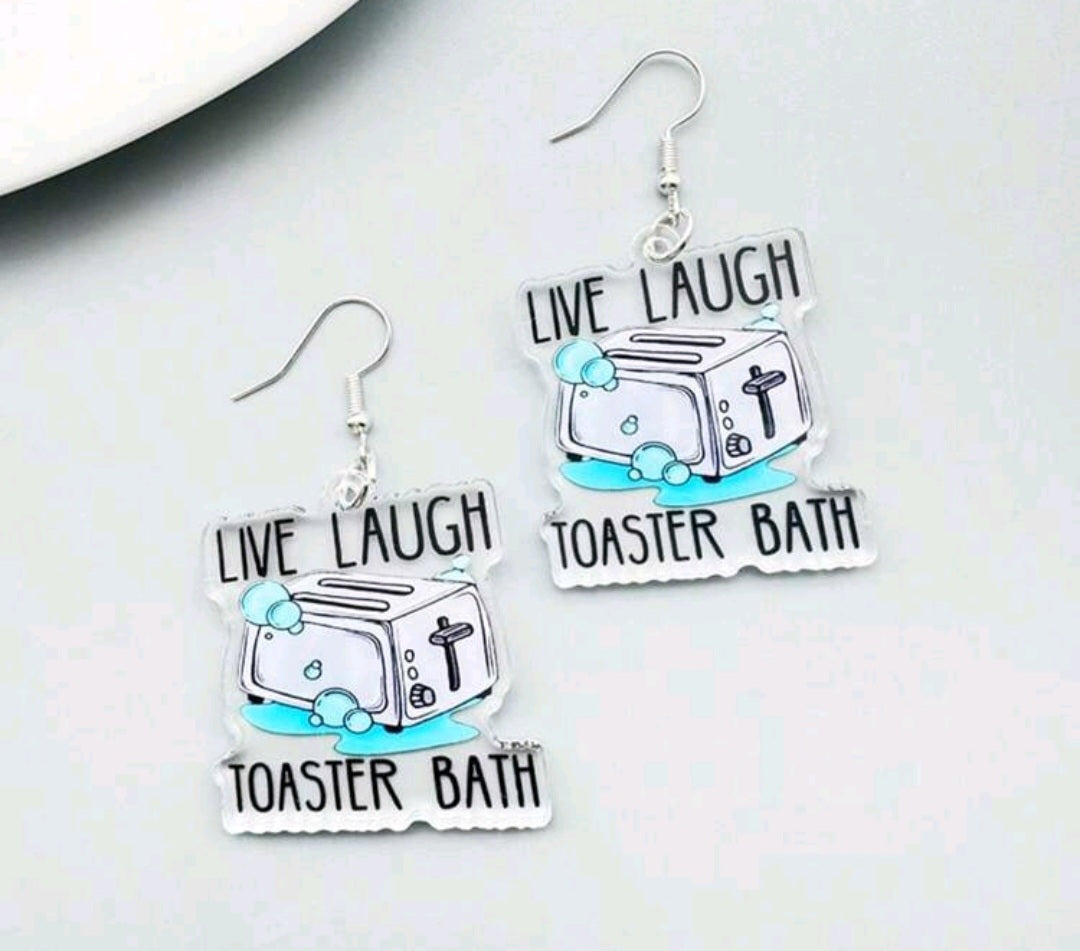 Toaster Bath Earrings