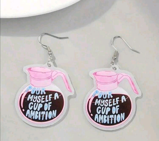 Coffee Pot Earrings