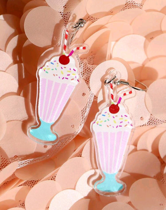 Diner Milkshake Earrings