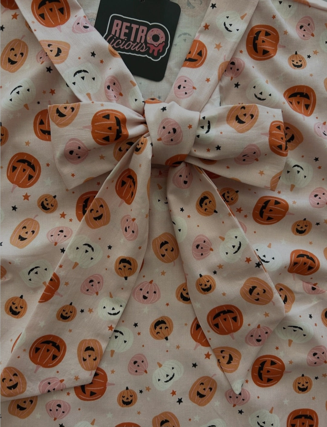 Tie Top Pumpkin Print (2 Colors)
