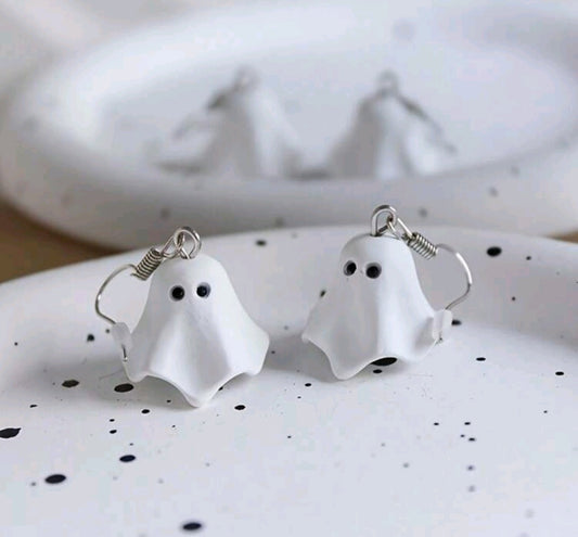 Mini Ghost Earrings