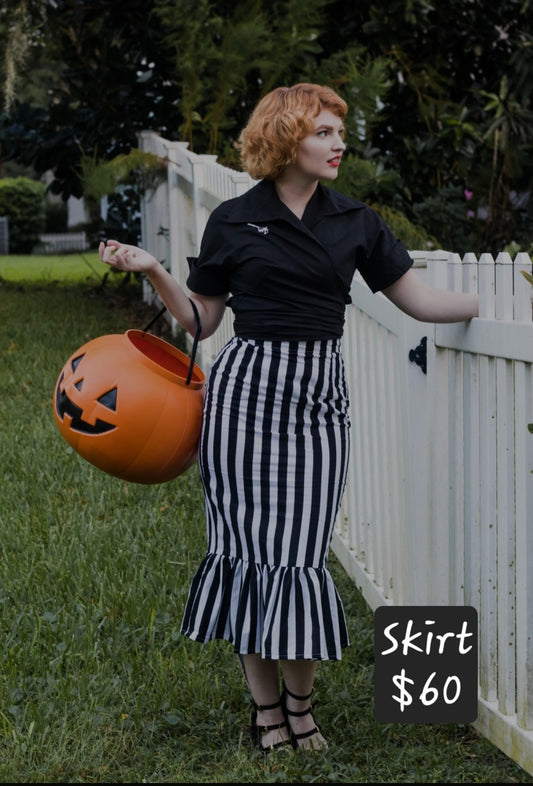*Preorder* Veronica Striped Skirt