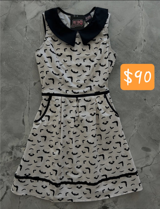 Bat Collared Dress