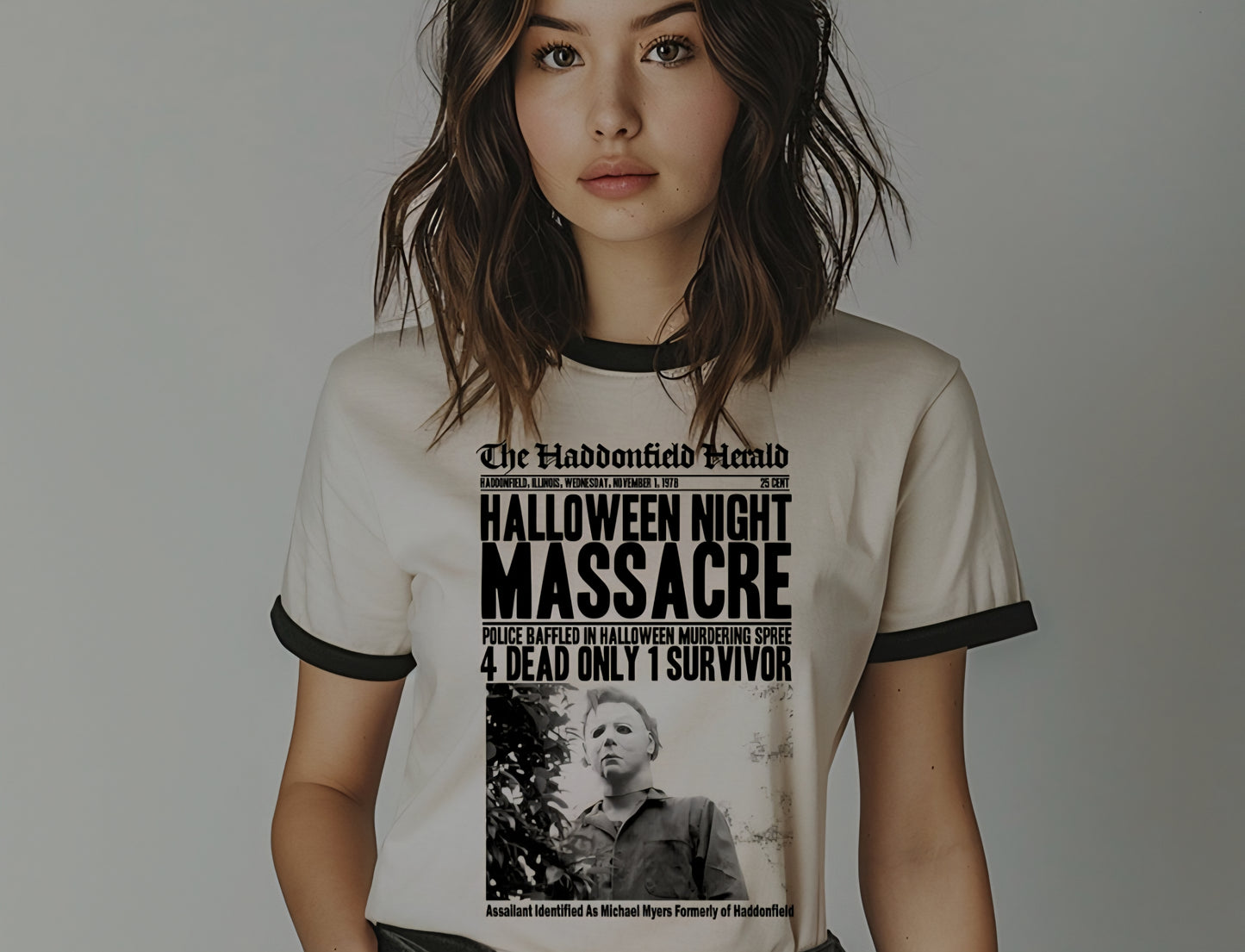 Michael Newspaper Tee