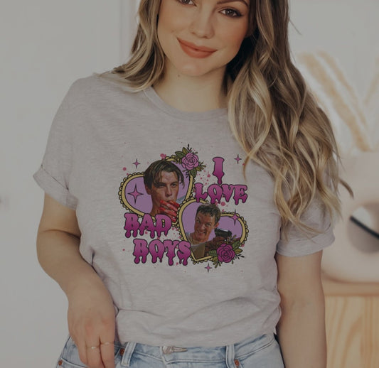 I Love Bad Boys Scream Tee