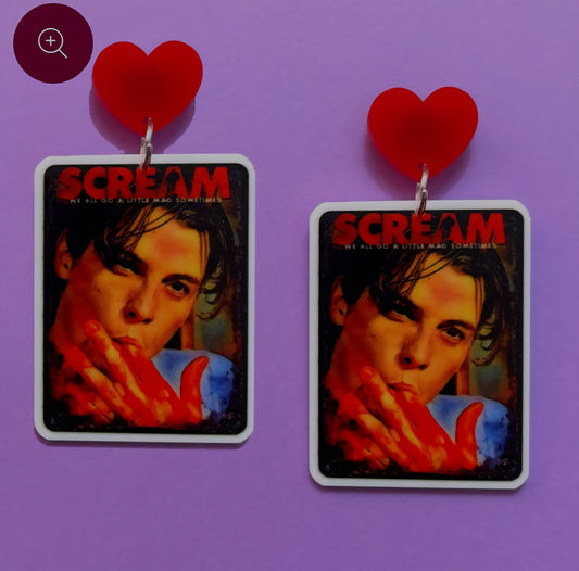 Bad Boy Scream Earrings