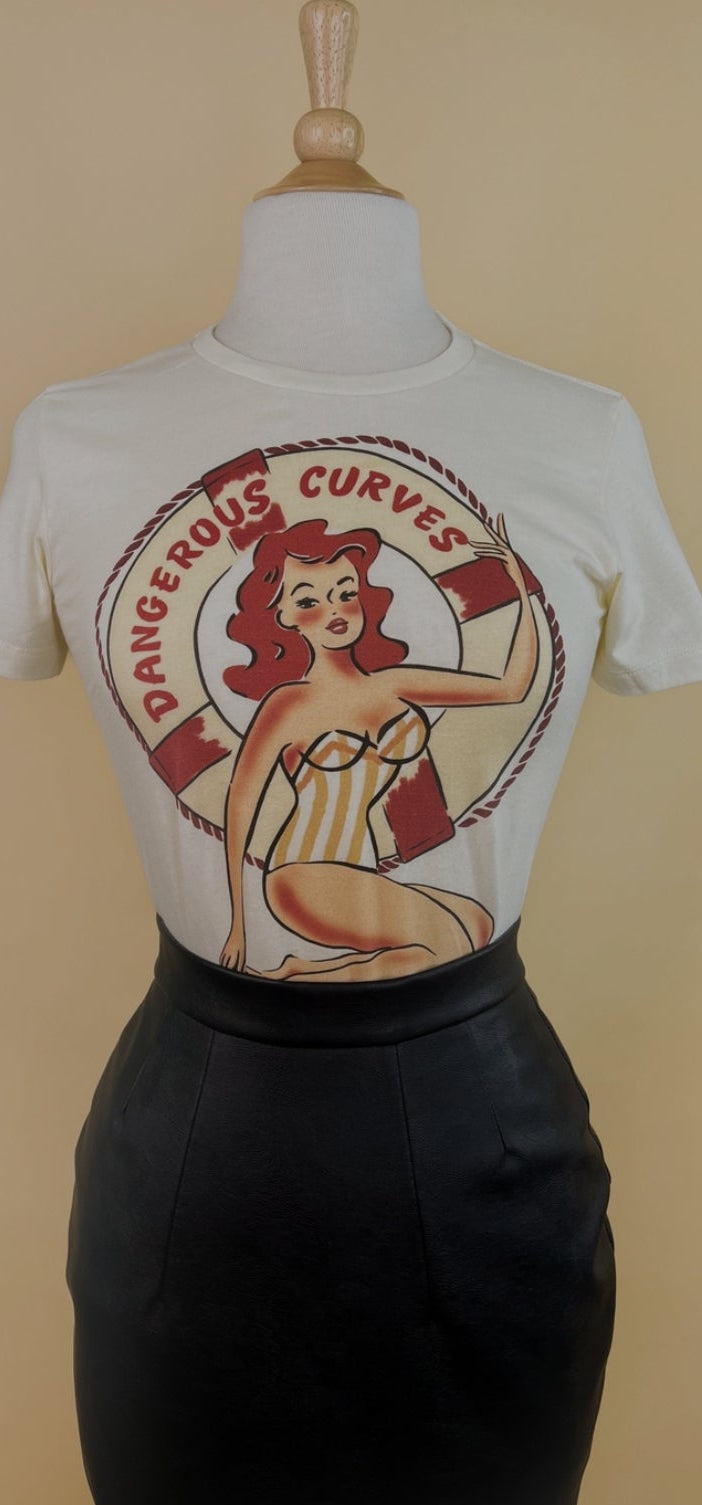 Dangerous Curves Tee