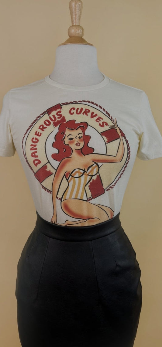 Dangerous Curves Tee