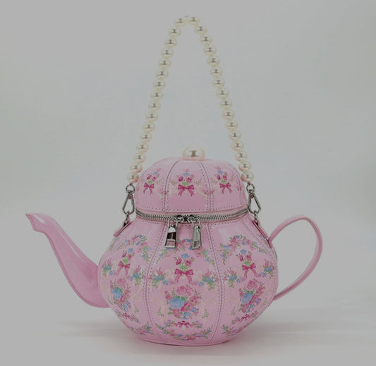 Pink Teapot Purse