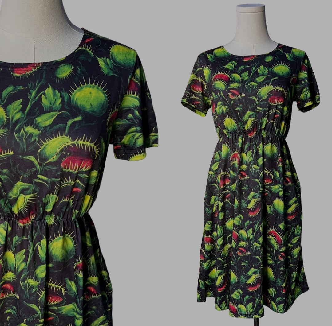 Carnivorous Plant Tee Dress