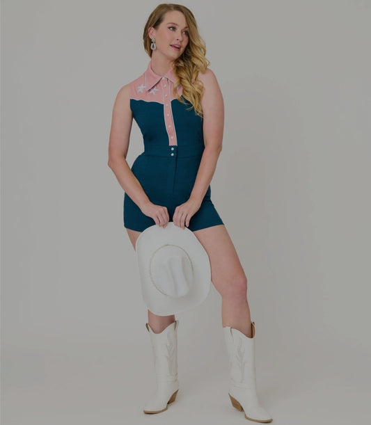 Preorder Western Romper