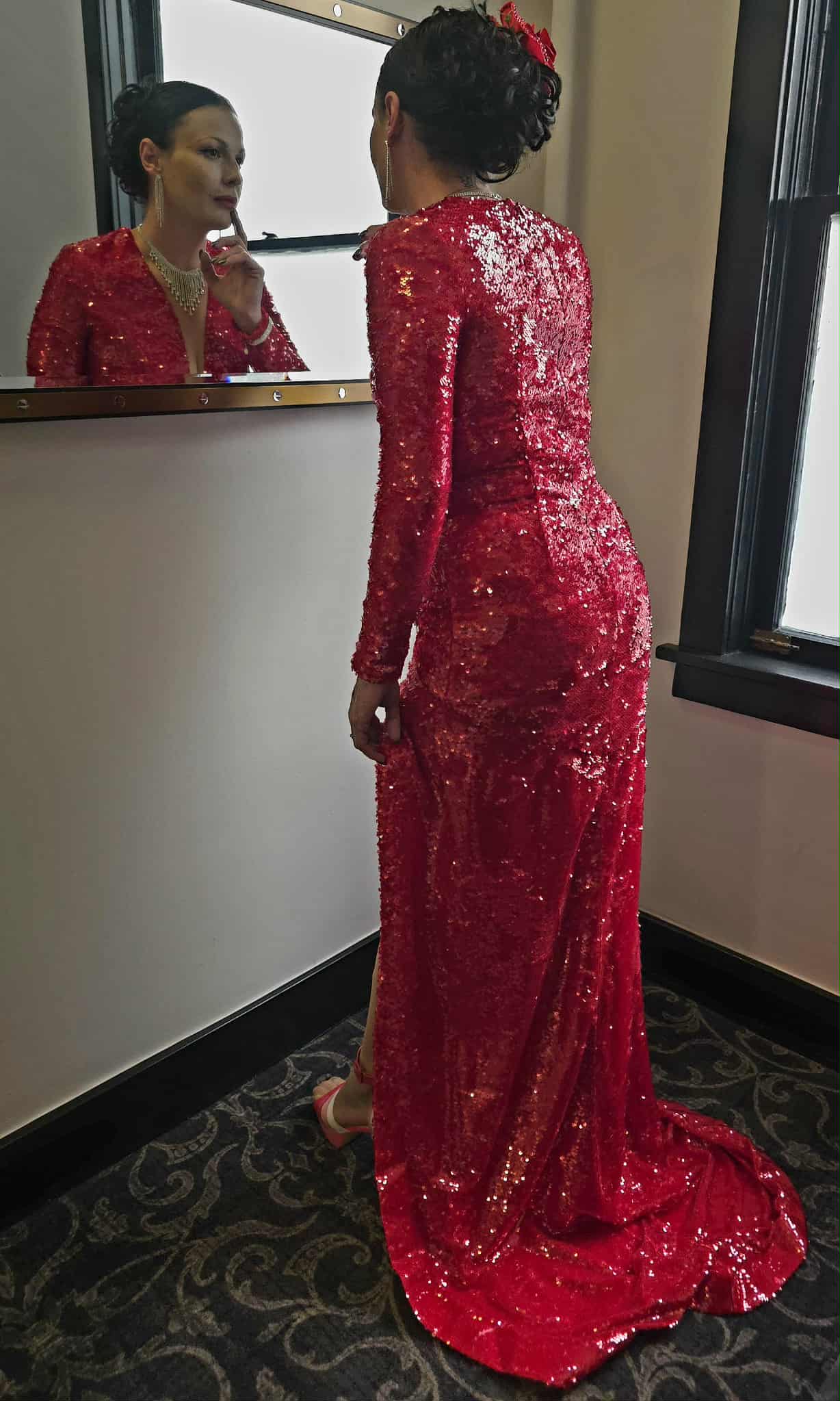 *Preorder* Ruby Stardust Gown