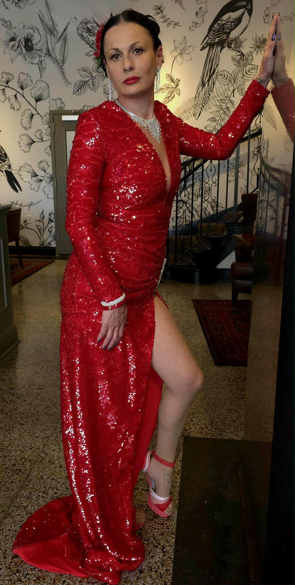 *Preorder* Ruby Stardust Gown