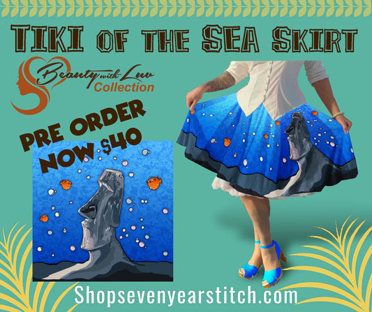 Tiki Of The Sea Skirt